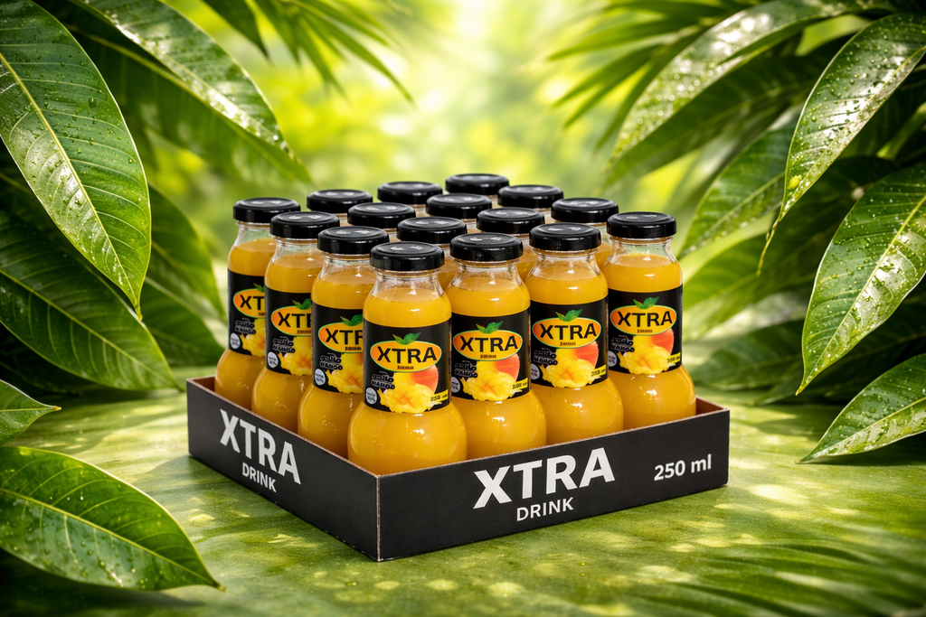 XTRA Drink Mango 250 ml – 12-pack