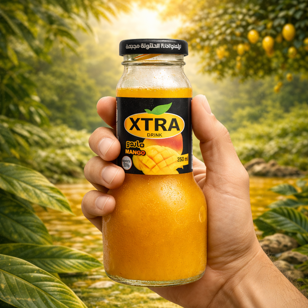 XTRA Drink Mango 250 ml – 12-pack